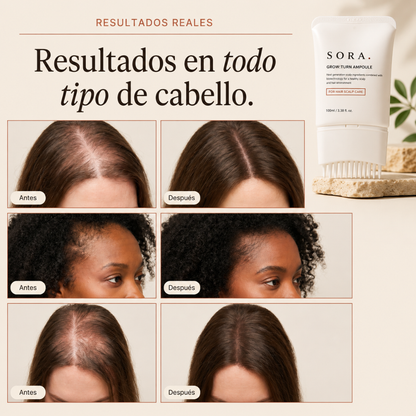 SORA. Sérum Capilar Coreano Anticaída